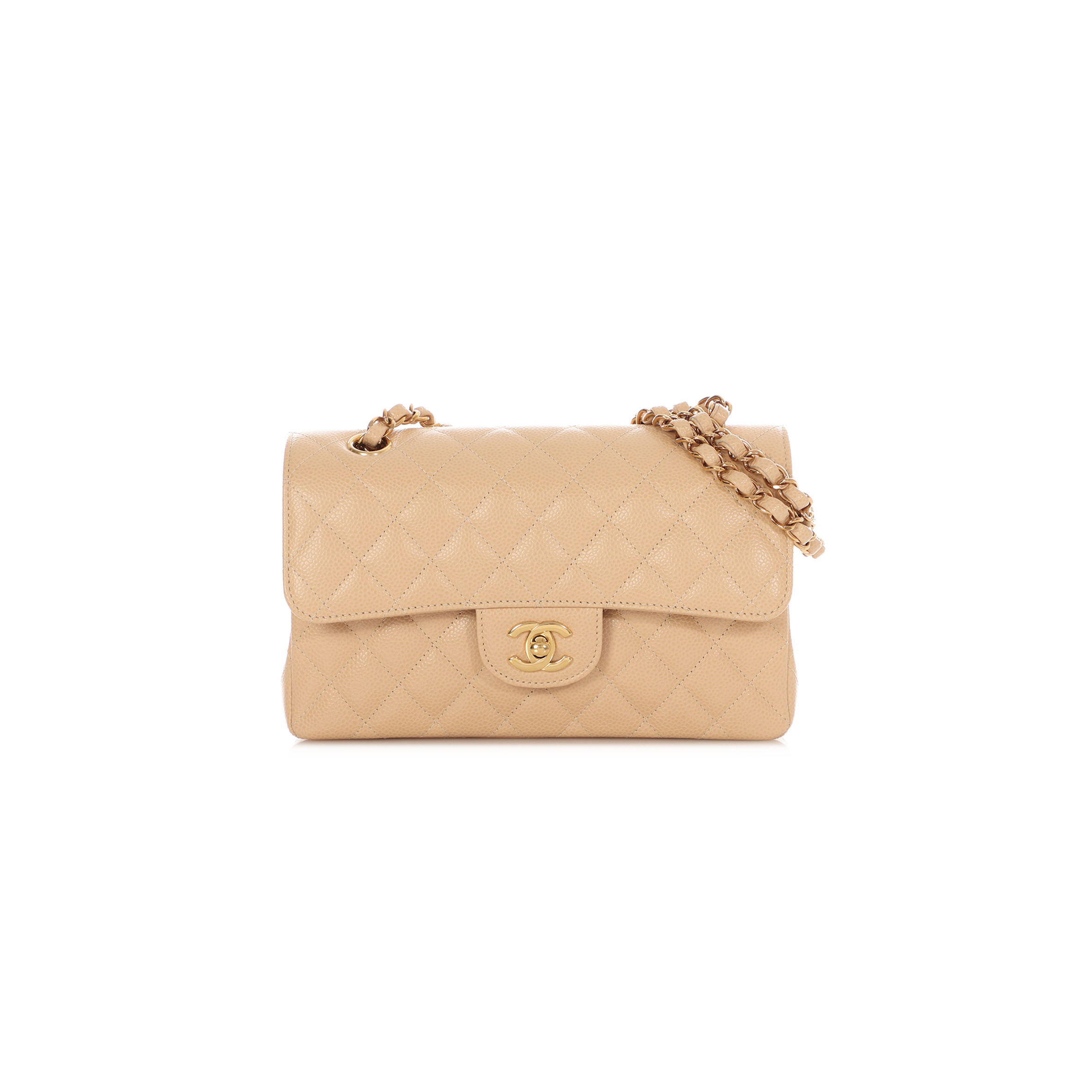 CHANEL CAVIAR SMALL CLASSIC DOUBLE FLAP 1540032 (23*13*6cm)